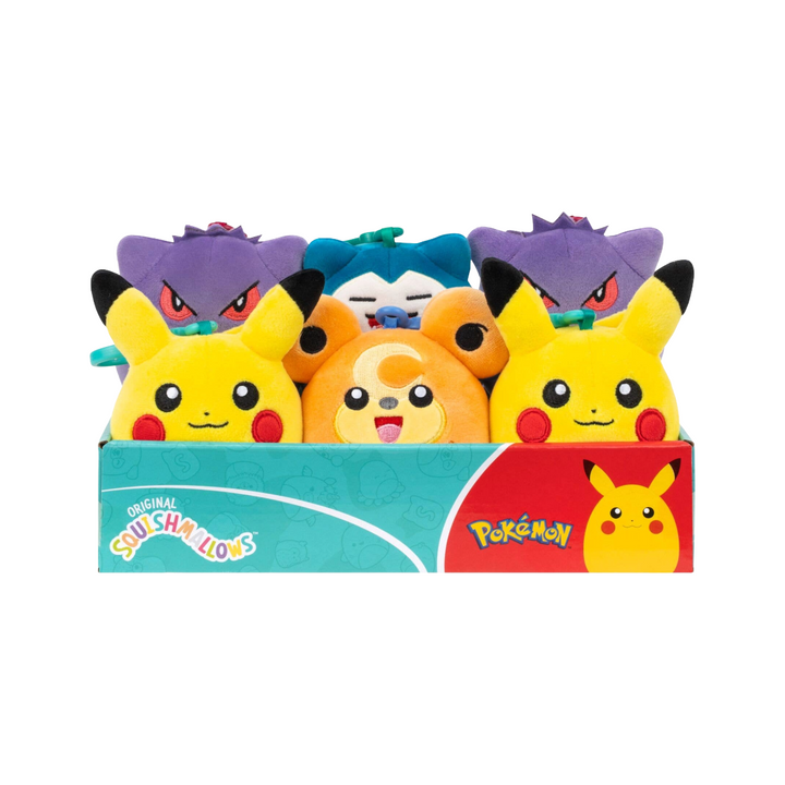 Peluche Pokémon Squishmallows 3.5 Inch Plush Clip On  aleatorio