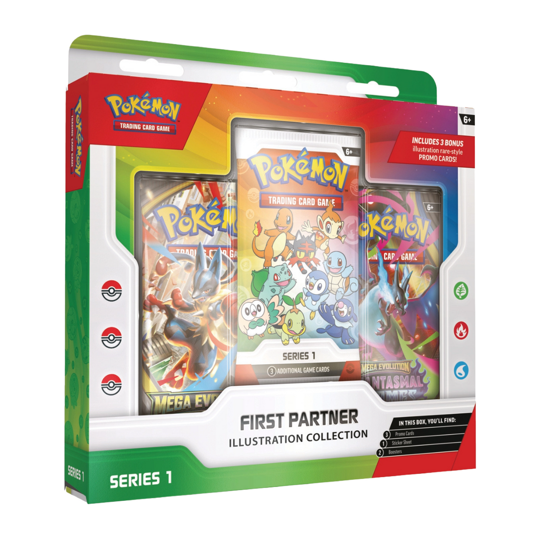 PREVENTA Pokémon First Partner Illustration Collection - Series 1 ING