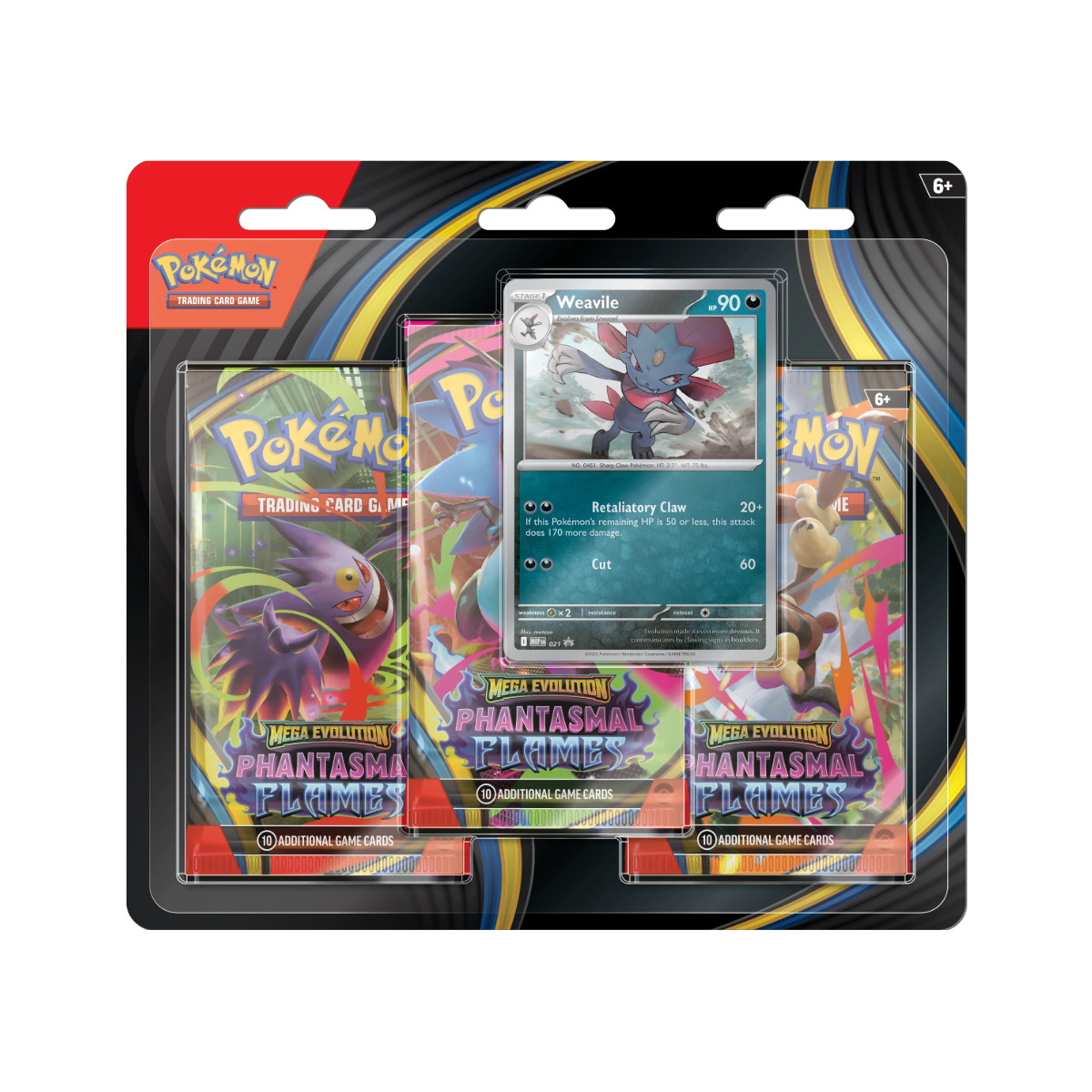 PREVENTA Pokémon Phantasmal Flames 3 Pack Blister Inglés