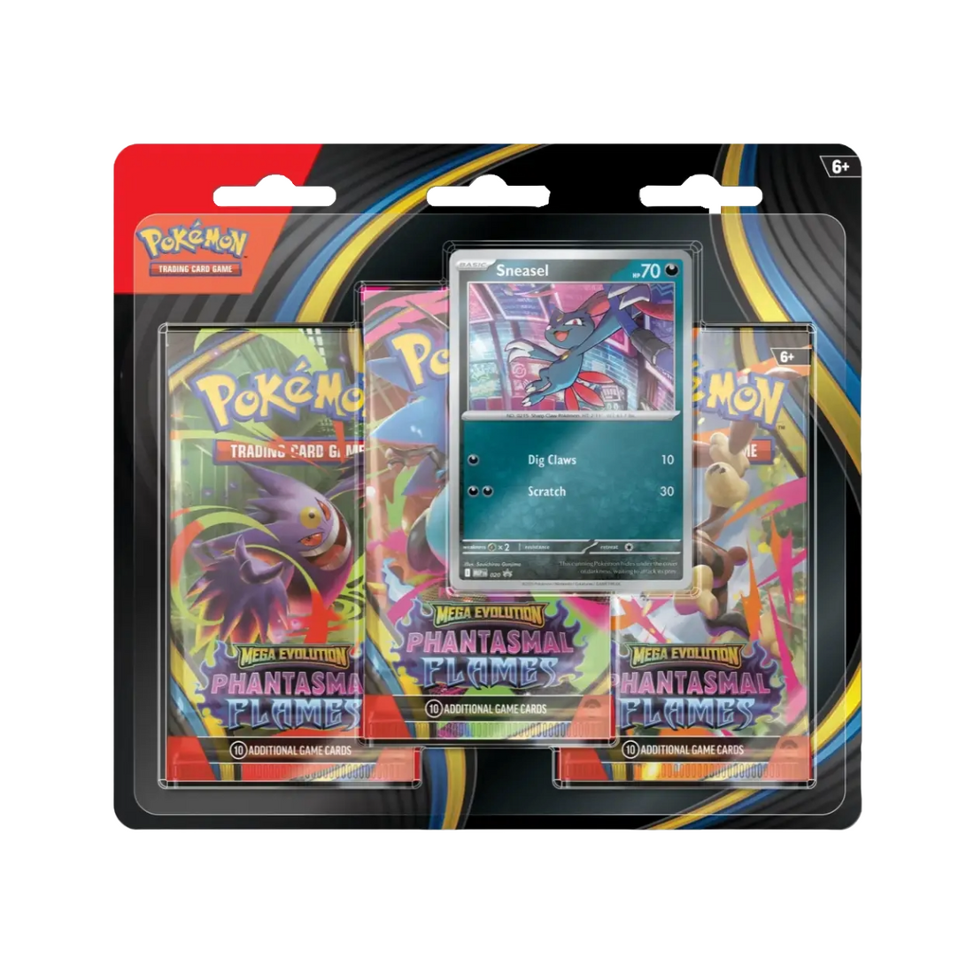 PREVENTA Pokémon Phantasmal Flames 3 Pack Blister Inglés