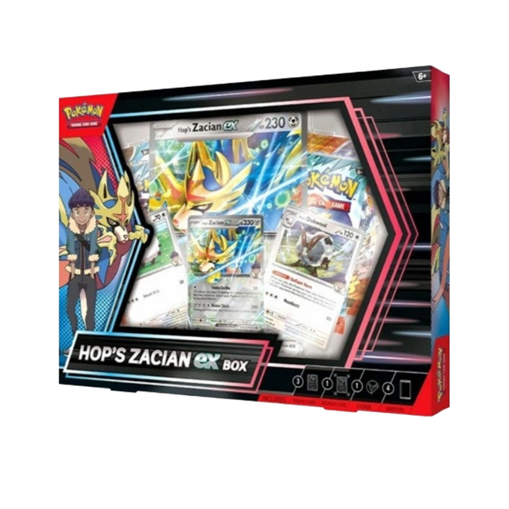 Pokémon TCG: Hop's Zacian ex Box Español