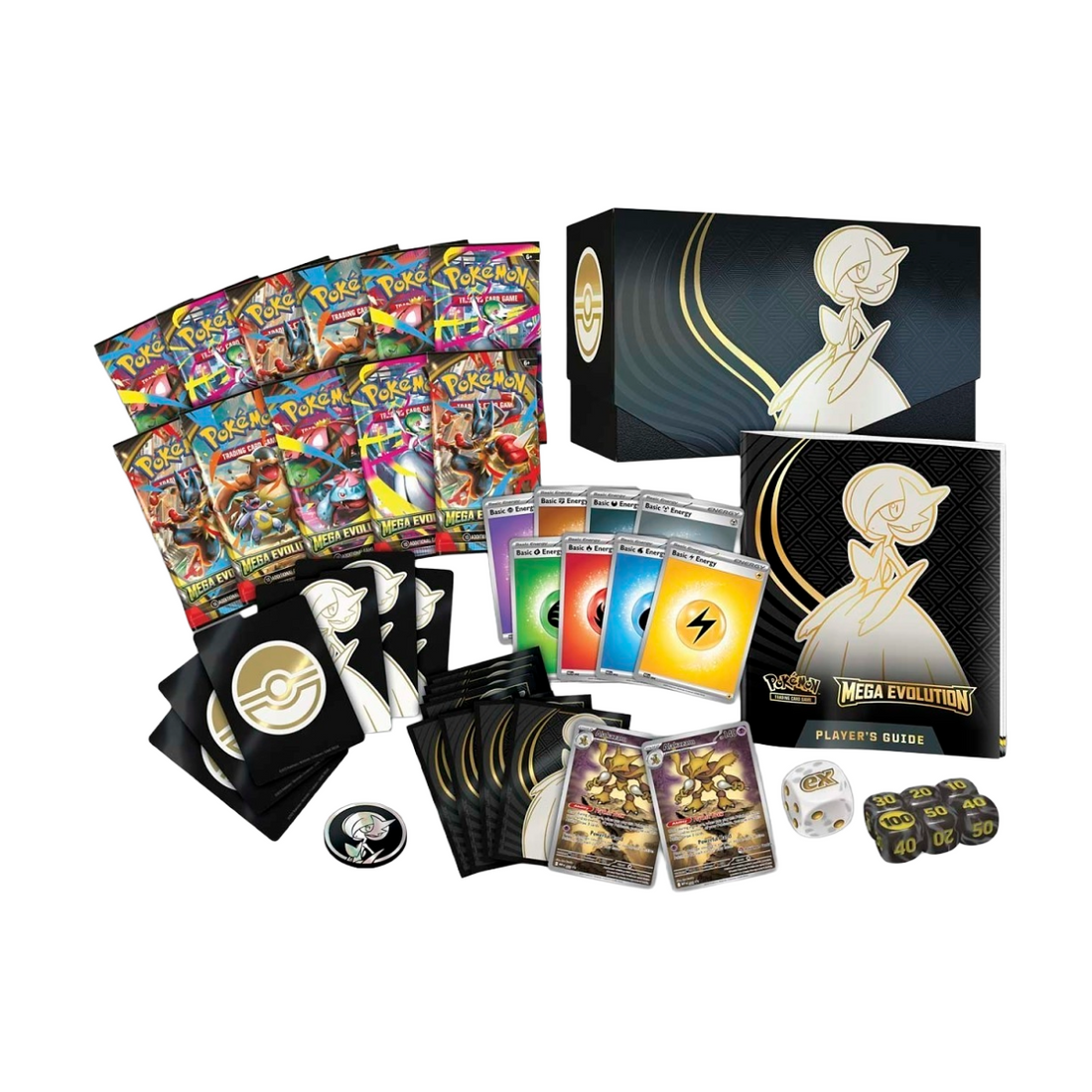 PREVENTA Pokémon TCG Mega Evolutions ETB Mega Gardevoir o Lucario