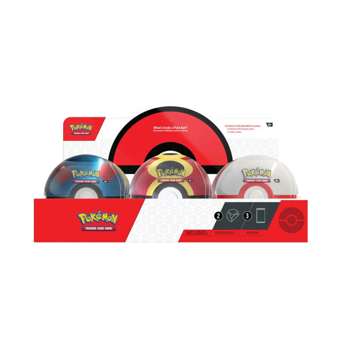 PREVENTA Pokémon TCG: Poke Ball Tin 2025 Master Display