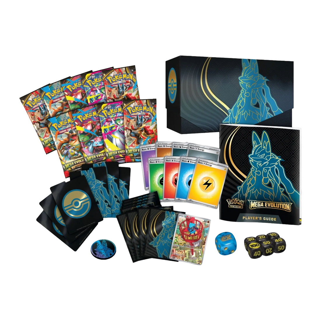 PREVENTA Pokémon TCG Mega Evolutions ETB Mega Gardevoir o Lucario
