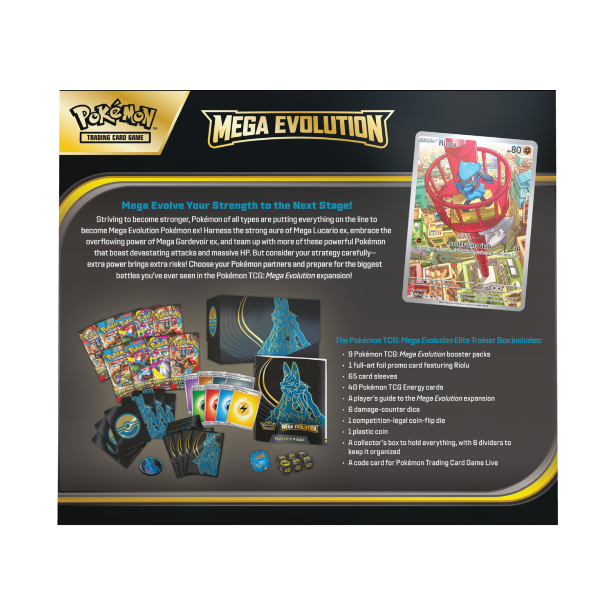 Pokémon TCG Mega Evolutions ETB Mega Gardevoir o Lucario