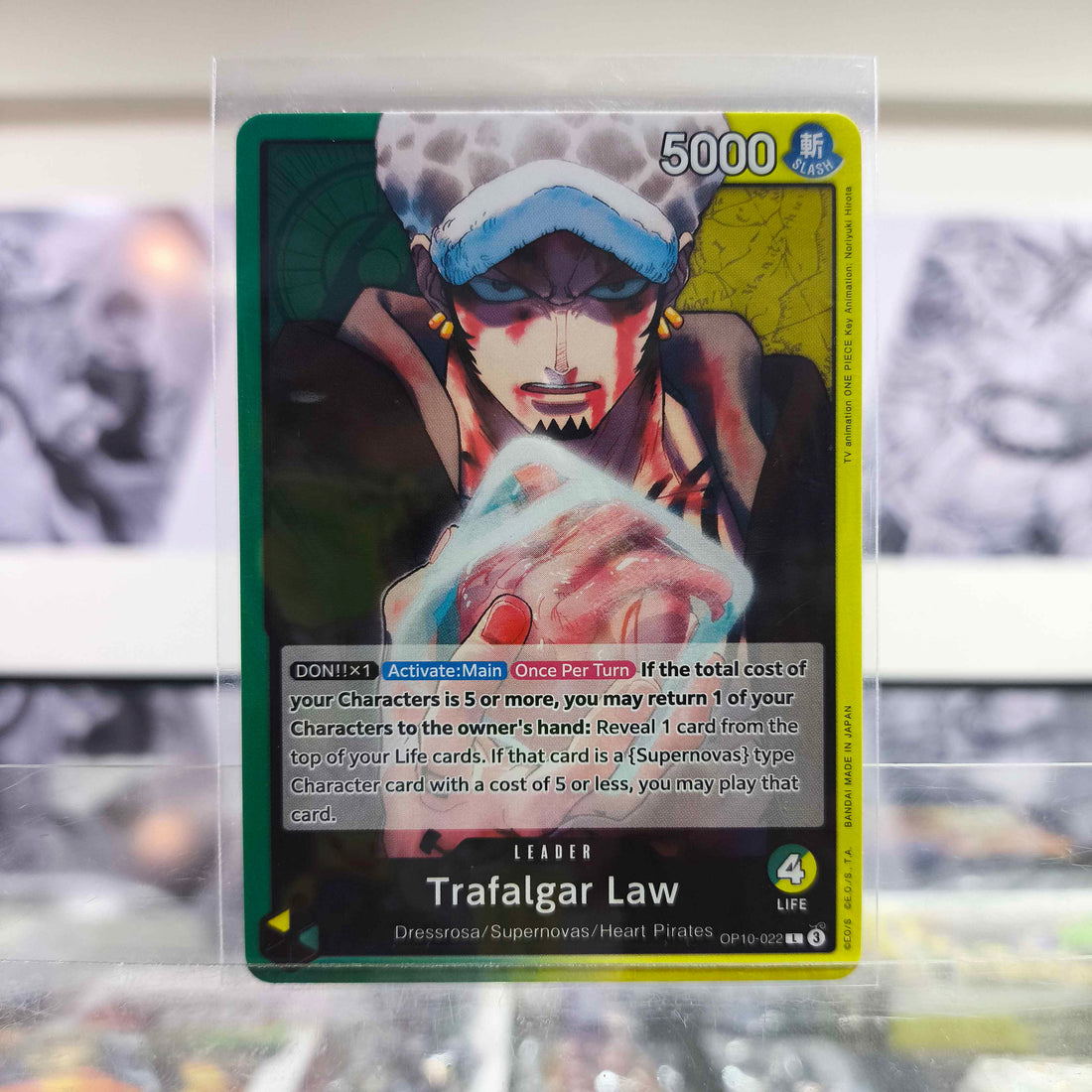 Trafalgar Law OP10/022 Single One Piece TCG