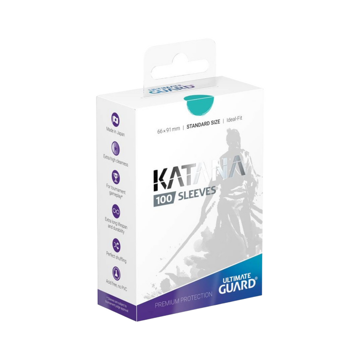 Ultimate Guard KATANA Sleeves Standard Size Turquoise 100ct
