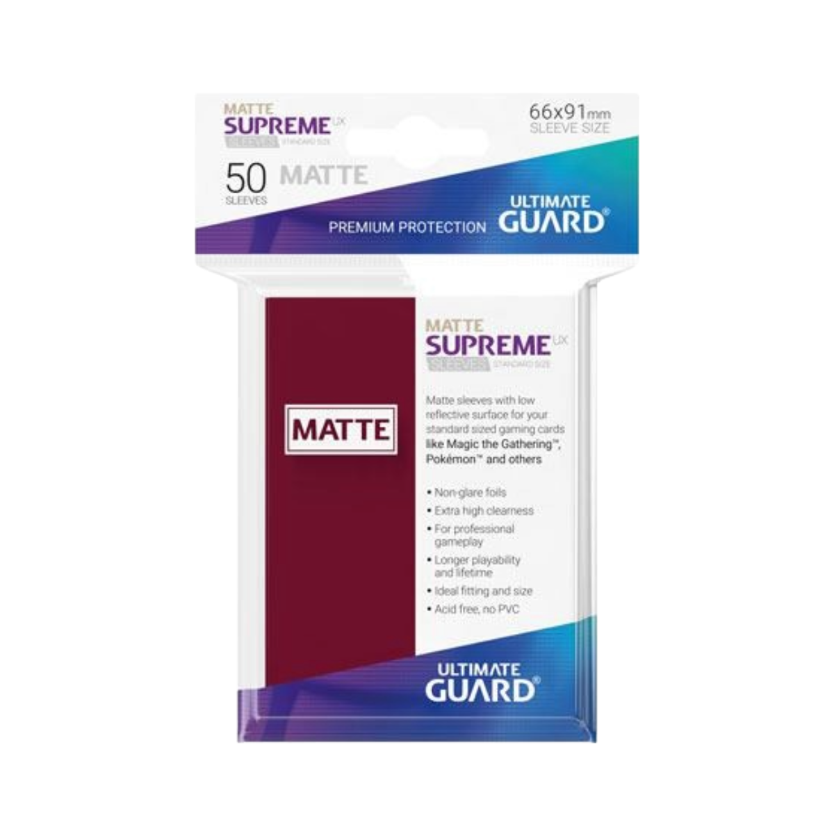 Ultimate Guard Supreme UX Sleeves Standard Size