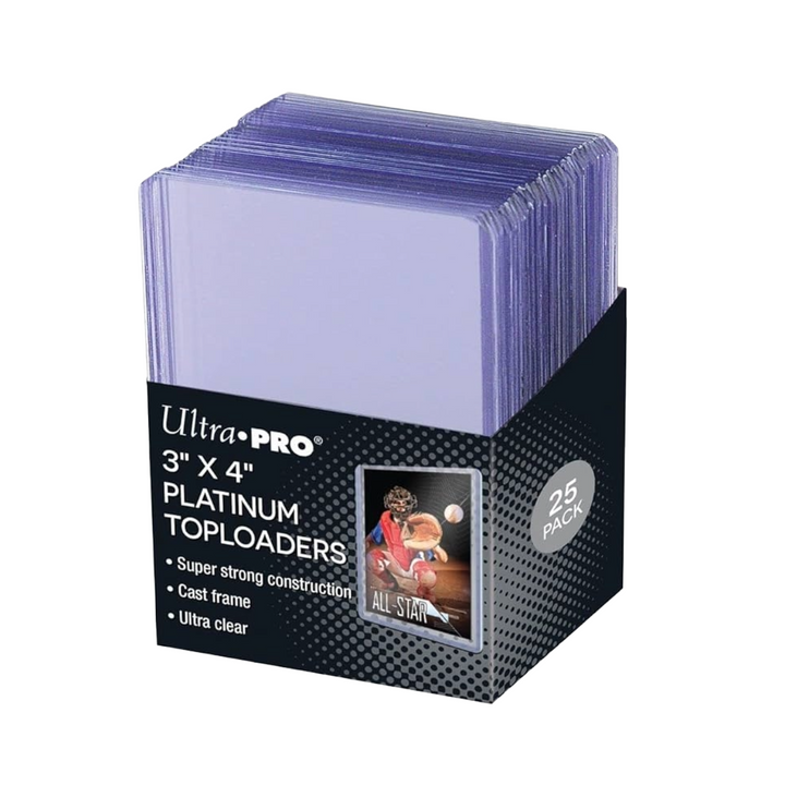 Ultra Pro: 3"X4"Platinum Toploader-Clear