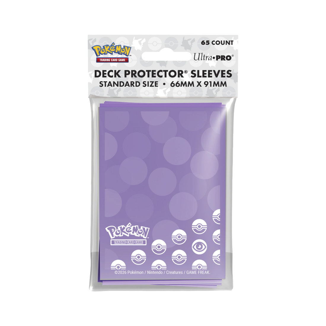 Ultra Pro Energy - Psychic Type 65ct Deck Protector Sleeves for Pokémon
