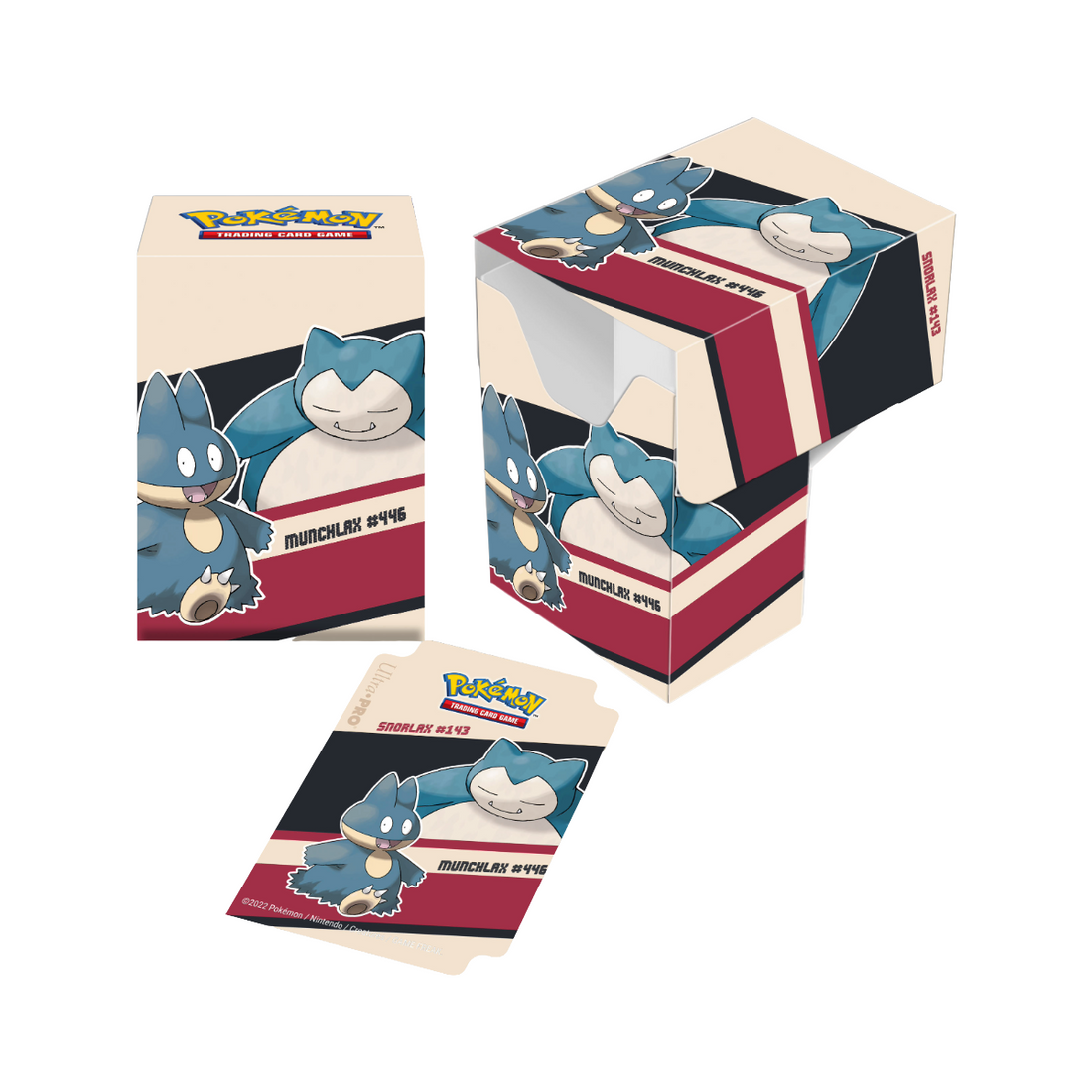 Ultra Pro Full View Deck Box Snorlax & Munchlax for Pokémon