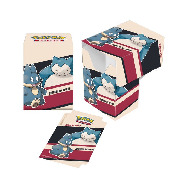 Ultra Pro Full View Deck Box Snorlax & Munchlax for Pokémon