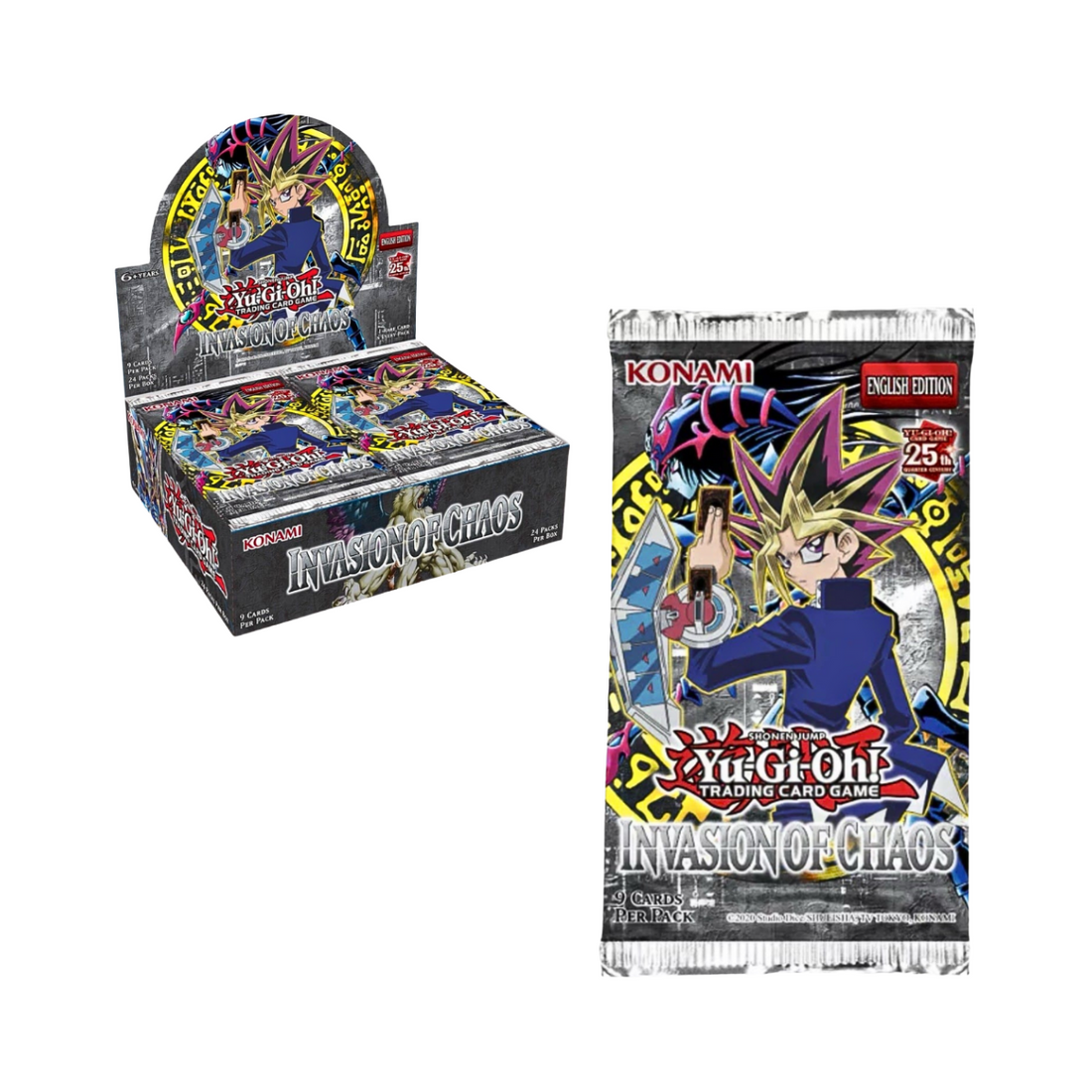 Yu-Gi-Oh! 25th Anniversary Invasion of Chaos Booster Display ESP