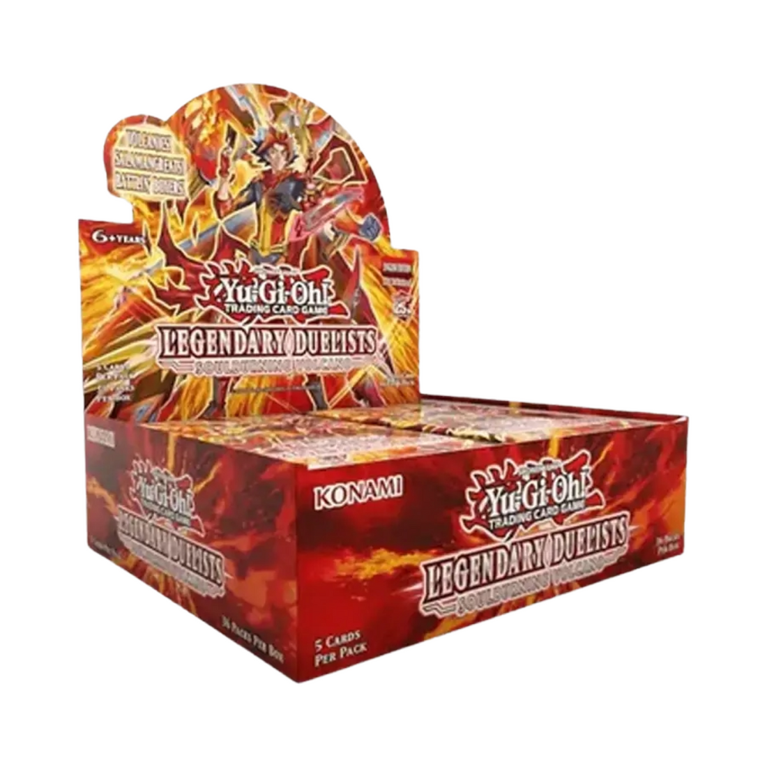 Yu-Gi-Oh! Legendary Duelists Soulburning Volcano booster display ING
