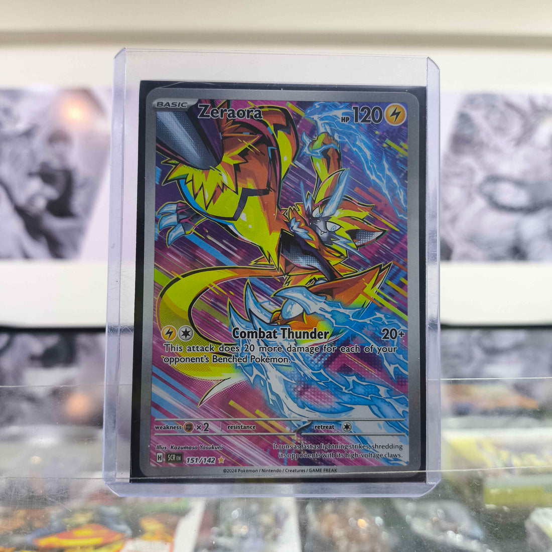 Zeraora SCR 151/142 Single Pokémon TCG