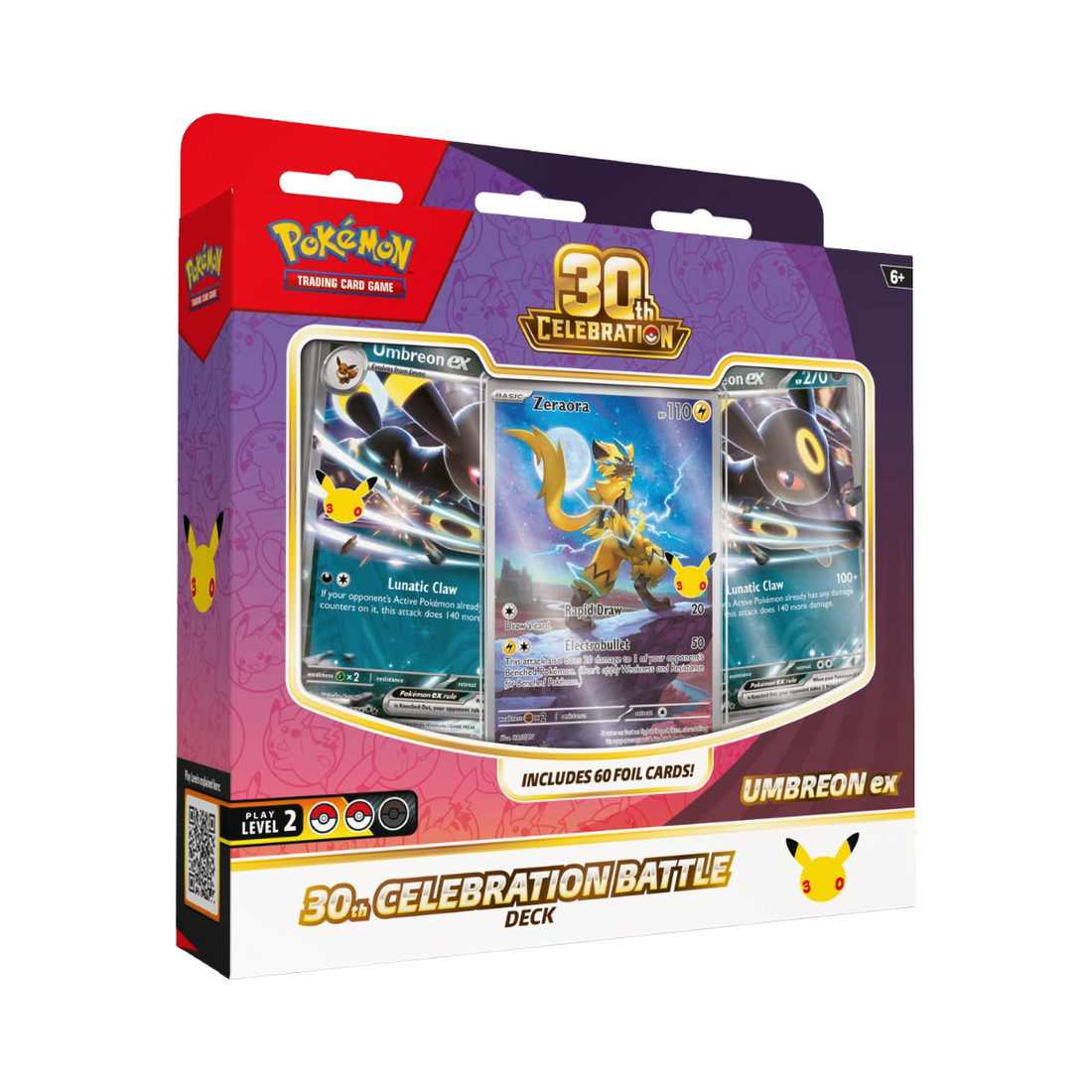 PREVENTA PAQUETE Pokémon TCG: 30th Celebration Battle Deck Inglés y Español