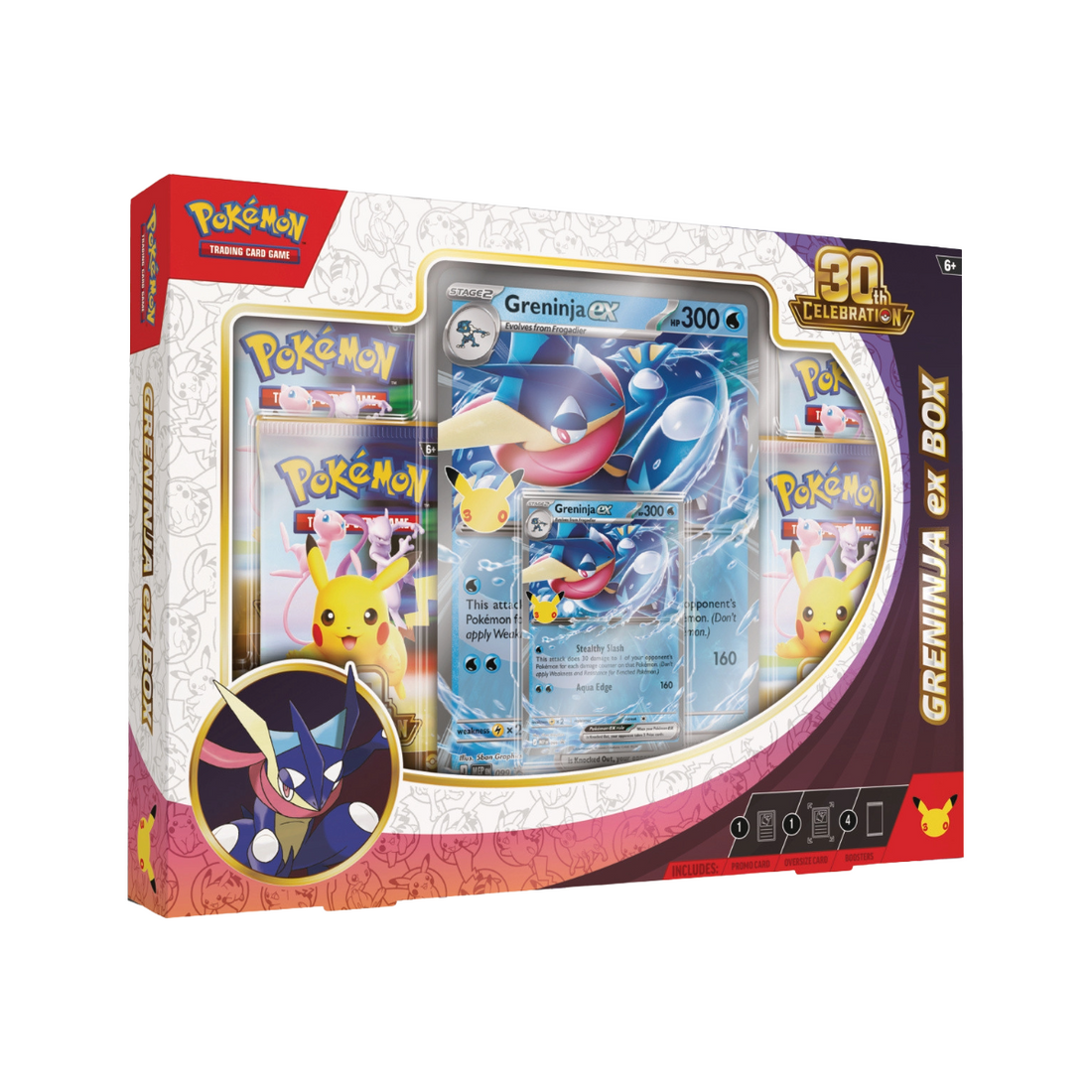 PREVENTA PAQUETE Pokémon TCG: 30th Celebration Pokémon ex Box inglés y español