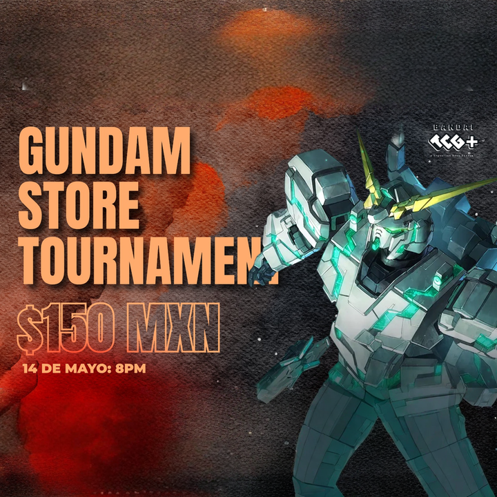 Entrada Gundam Store Tournament 14 de Mayo