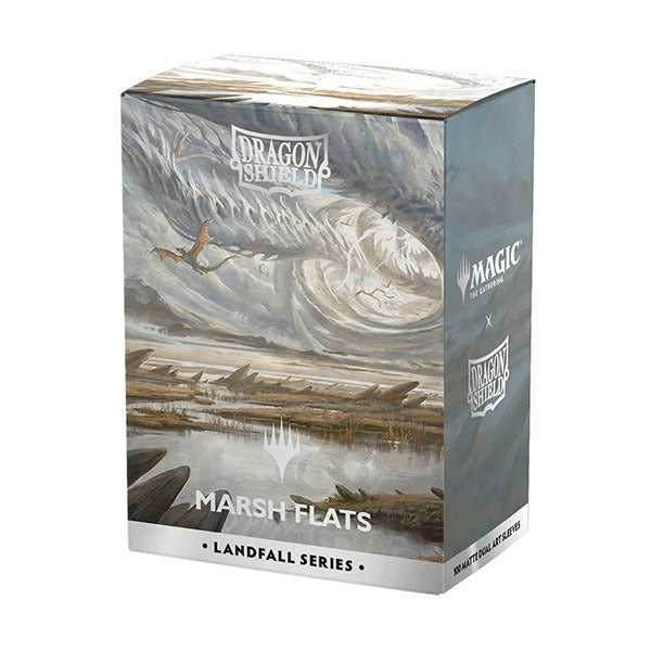 Dragonshield Sleeves: Standard DUAL- Matte 'MTG Landfall Series- Marsh Flats' Art (100 ct.)