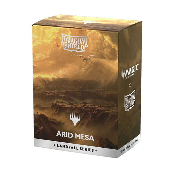 Dragonshield Sleeves: Standard DUAL- Matte 'MTG Landfall Series- Arid Mesa' Art (100 ct.)