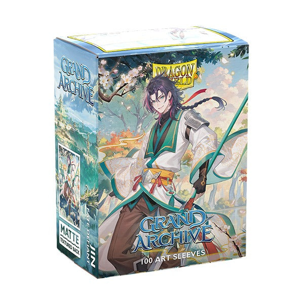 Dragon Shield Sleeves: Standard- Matte 'Grand Archive' Jin, Fate Defiant (100)
