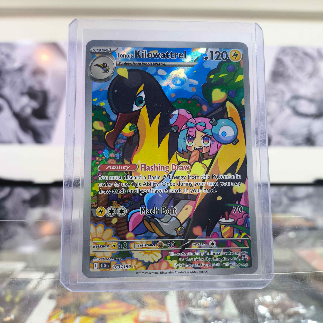 Iono´s Kilowattrel JTG 163/159 Single Pokémon TCG
