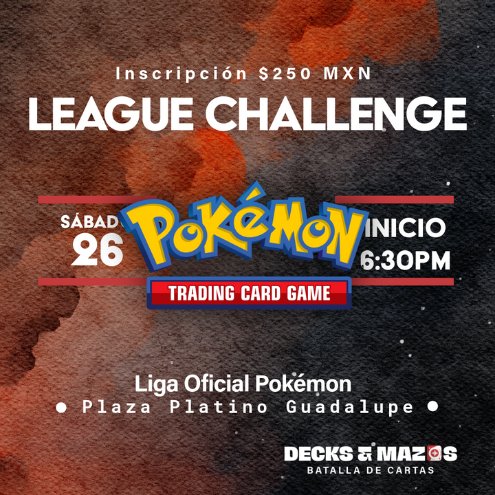 Entrada Pokémon League Challenge / 26 de Septiembre