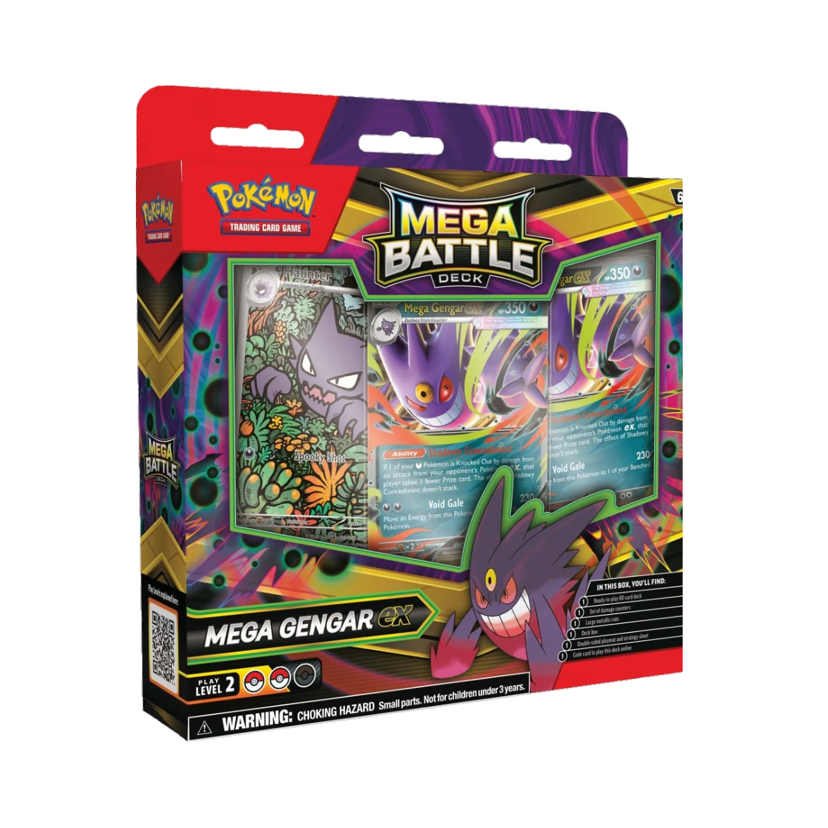 Pokémon TCG Mega Battle Deck Mega Gengar o Diancie ex INGLÉS
