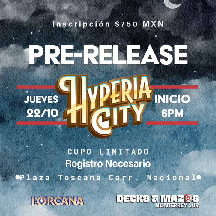 Lorcana Pre Release Hyperia city