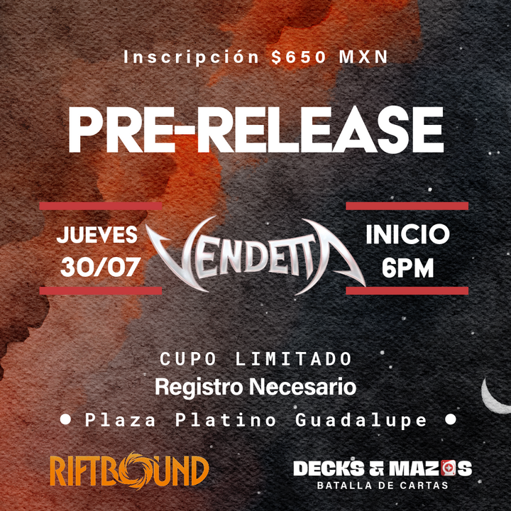 Pre release Riftbound TCG: Set 4- Vendetta 30/07