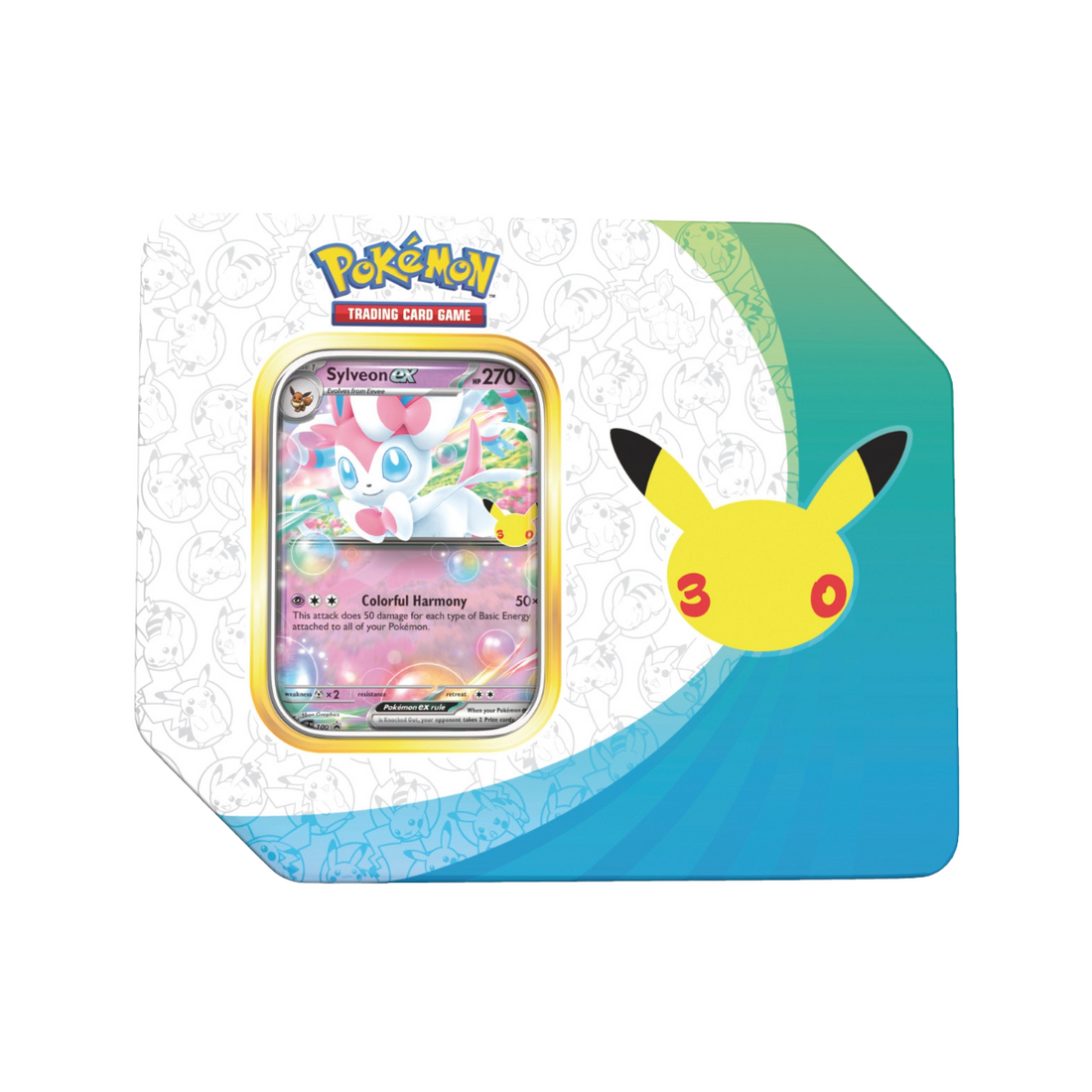 PREVENTA PAQUETE Pokémon TCG: 30th Celebration Tin inglés y español