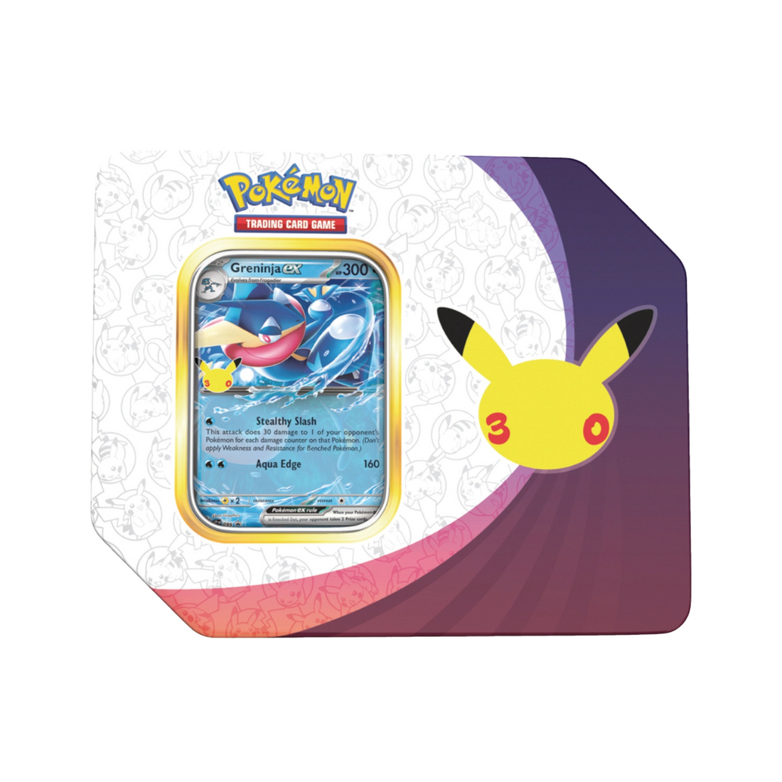 PREVENTA PAQUETE Pokémon TCG: 30th Celebration Tin inglés y español